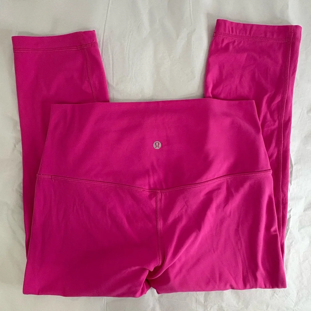 Lululemon | Align HR Crop 21” | Sz 10 | Sonic Pink | EUC - Picture 5 of 8